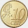 10 Euro Cent Luxembourg 2002 KM# 78